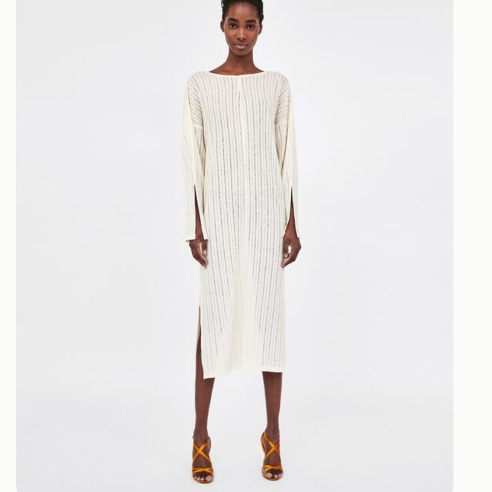 Zara Collection Sheer
Rustic Long Tunic Dress small